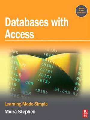 cover image of Databases with Access
